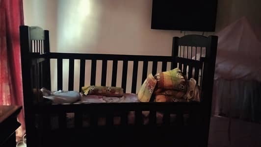 Baby Wooden Cot for Sale