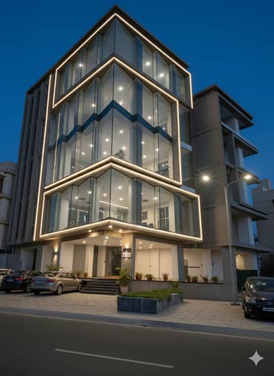 Premium 200-Yard Commercial Building for Sale Muslim Commercial Area, Beach Avenue, DHA Karachi