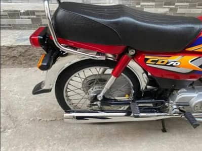 Honda 70 CD for sale my WhatsApp 03460791806