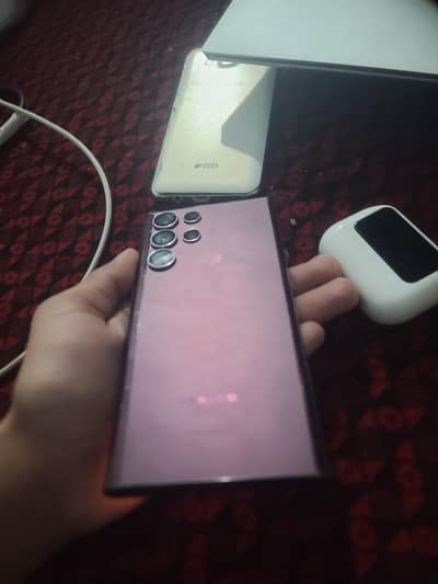 S22 ultra 8/128 clear screen no dot shade