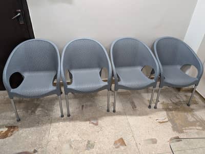 Fellow Plastic Chairs - Strong & Heavy Quality and Very Good Condition