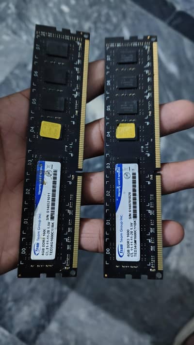 ddr 3 ram 4gb and 8 gb