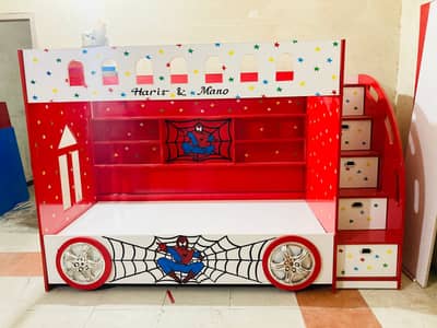 Bunk bed | Kid wooden bunker bed | Baby bed | Double bed