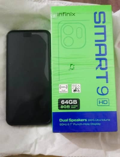 Infinix  smart9 hd– 4+4GB/64GB – Genuine Condition – Affordable Price”
