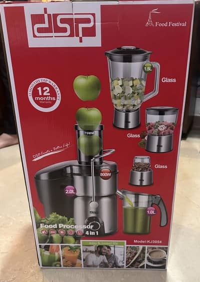 DSP KJ-3054 Food Processor, a 4-in-1 multi-functional