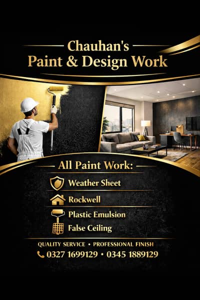 Expert Wall Painting |Texture & False Ceiling Paint Services