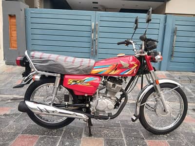 HONDA CG125 MODEL 2025/26 OPEN INVOICE OPEN LETTER KM 2150 KEY 2