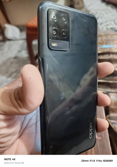 oppo a54 with box n original charger