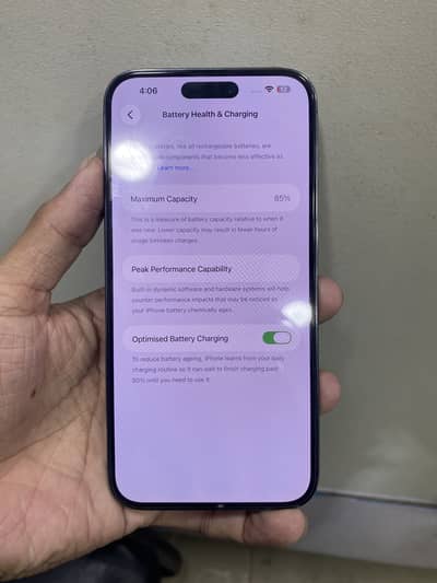 14pro max jv 256gb 85 health