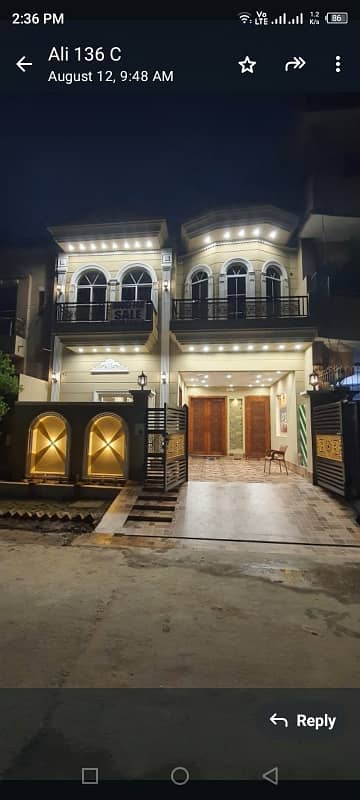 5 Marla Spanish Design Brand New House For Sale In Canal Garden Near To Behria Twon