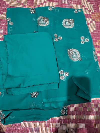 chiffon unstitch suit