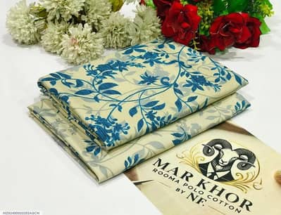 2 psc women's unstitched printed suit