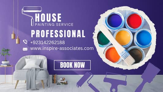Paints office, paints in house, 3d wall painting,designing service