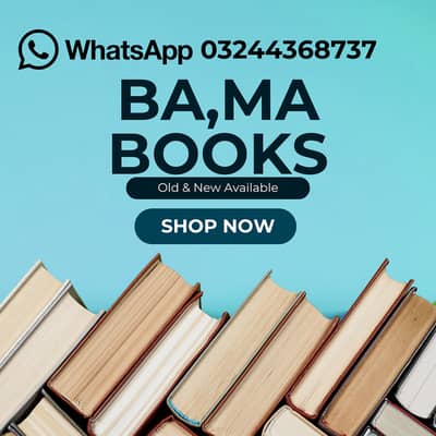 BA Books , MA Books old and new for sale limited stock