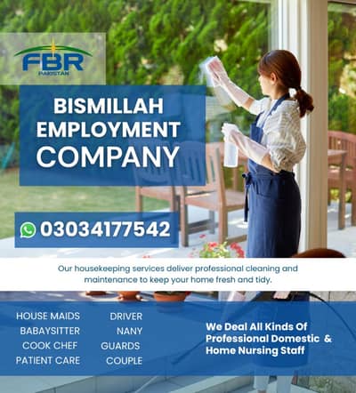 House Maids Couple Nanny Driver Baby sitter Helper Maids Available