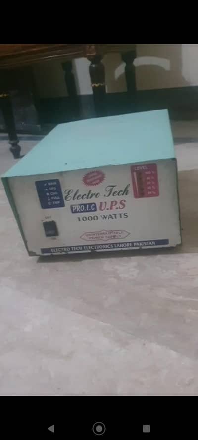 Electro Tech 1000 watt UPS for sale