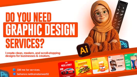 Freelance Graphic Designer – Logos, Social Media & Thumbnails