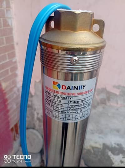 Submersible Pump Make Grandfos Italy