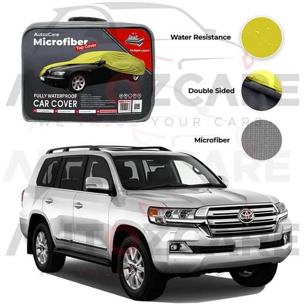 Toyota Land Cruiser LC200 Microfiber Car Top Cover - Model 2016-2021