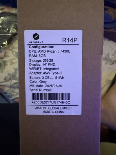 Brand New Ryzen Laptop