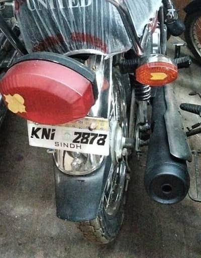 united 125 Euro  for sale urgent frst owner baik Karachi registration