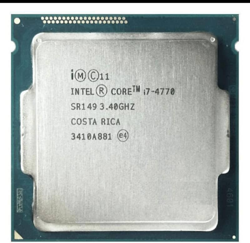 INTEL CORE i7 4770 4th generation processor - Computer Components ...