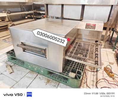 conveyor pizza oven  22inch belt gasro company total original