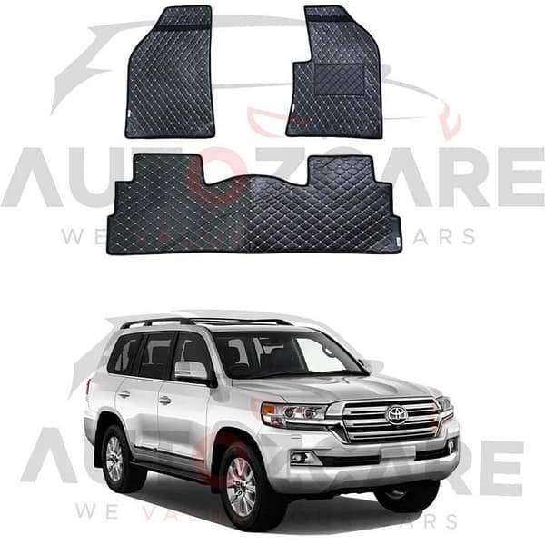 Toyota Land Cruiser LC200 7D Floor Mat ( Flat Style ) 4PCS - Model 2016-2021