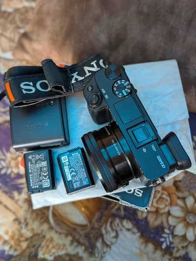 Sony a6400 with 16 50 kit lens