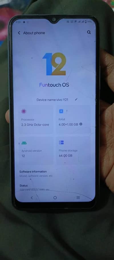 Vivo y21 Mobile in best condition
