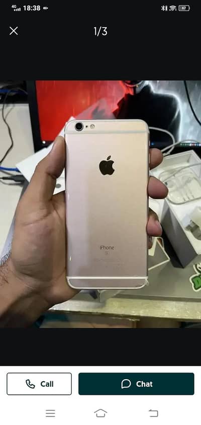 iphone 6 plus 128 GB with box my WhatsApp number 03477298721
