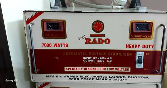used voltage stplizer