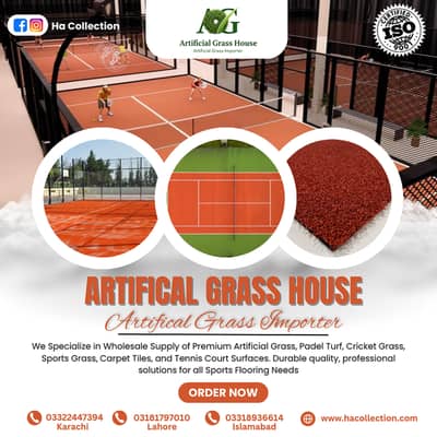 Padel Tennis - Padel Courts - Grass Glooring - Indoor Ground Grass