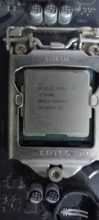 Intel i7 9th generation processor.