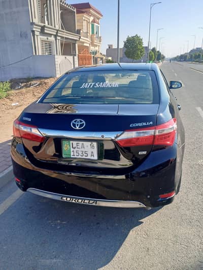 Corolla xli black color