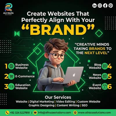 Website Development, Domain & Hosting, E-commerce store