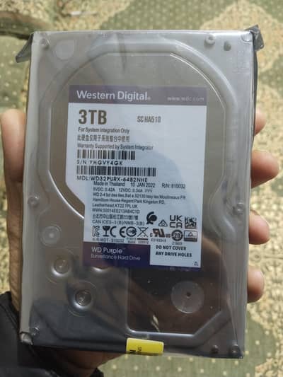WD(Western digital Harddrive  sata Hdd 3TB pinpack