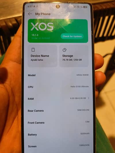 infinix note 50 10/10
