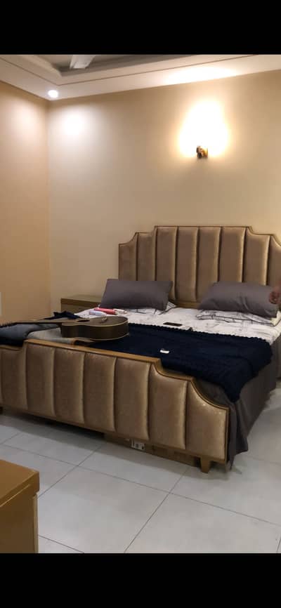 Wooden bed set for sale