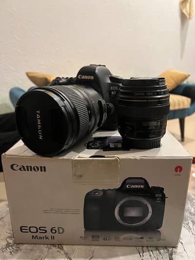 Canon 6D mark 2 camre with box