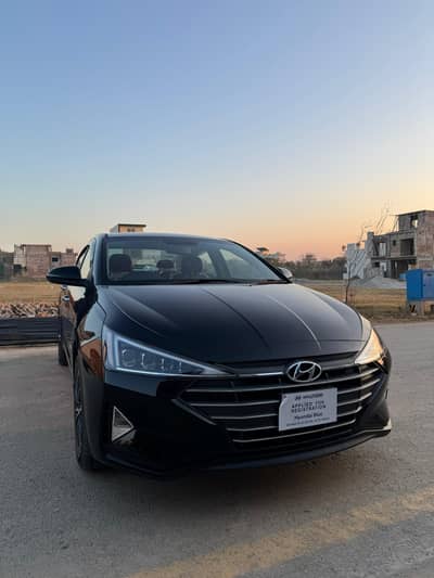 Elantra Limited Edition Burgandy Interior