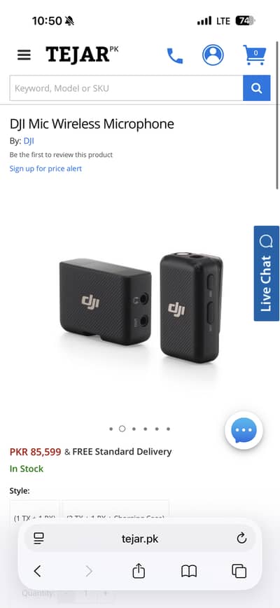 DJI MIC 1 {1 TX + 1 RX) Like Brand New