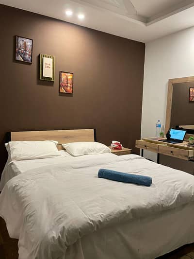 Per day One Bed Luxury Furnished Apartment Available For Rent In Gulberg Greens Islamabad.