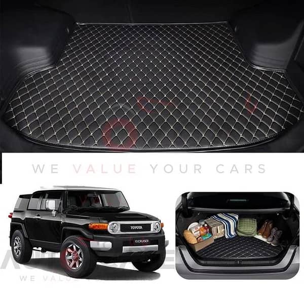Toyota Fj Cruiser 7D Custom Car Trunk Mat - Model 2006-2018