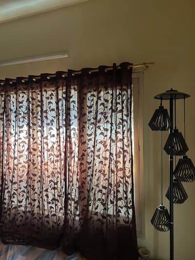 10 Curtains available in white and brown