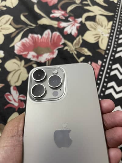 15 pro max PTA approved dual Sim 256Gb with box