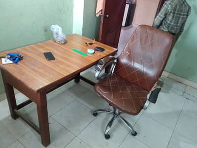 table and chair