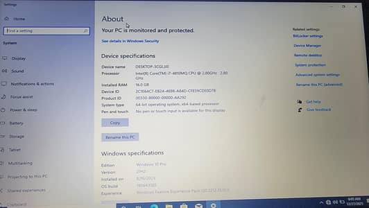 Intel core i7 -4810MQ