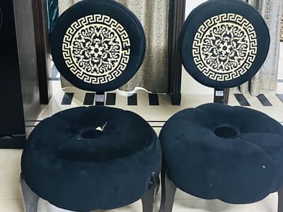 Valvet poshish coffee Chairs