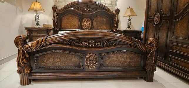 Bed Set king + Safe Almirah Mattress